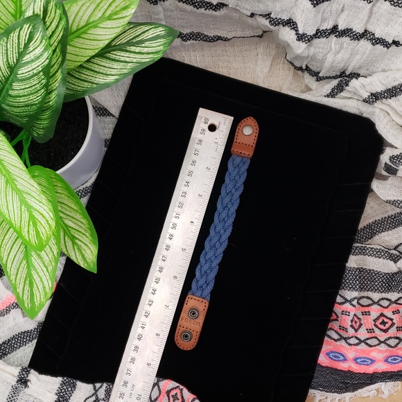 Fossil Braided Rope & Leather Bracelet - Picture 7 of 9